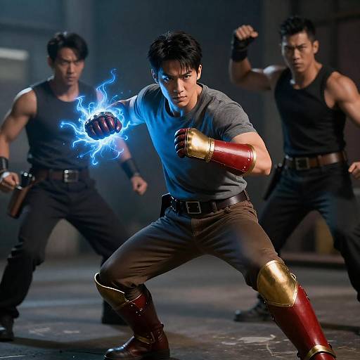 Dynamic Hero in Industrial Setting