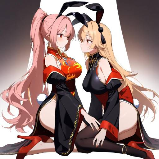 Stylish Anime Girls with Animal Ears