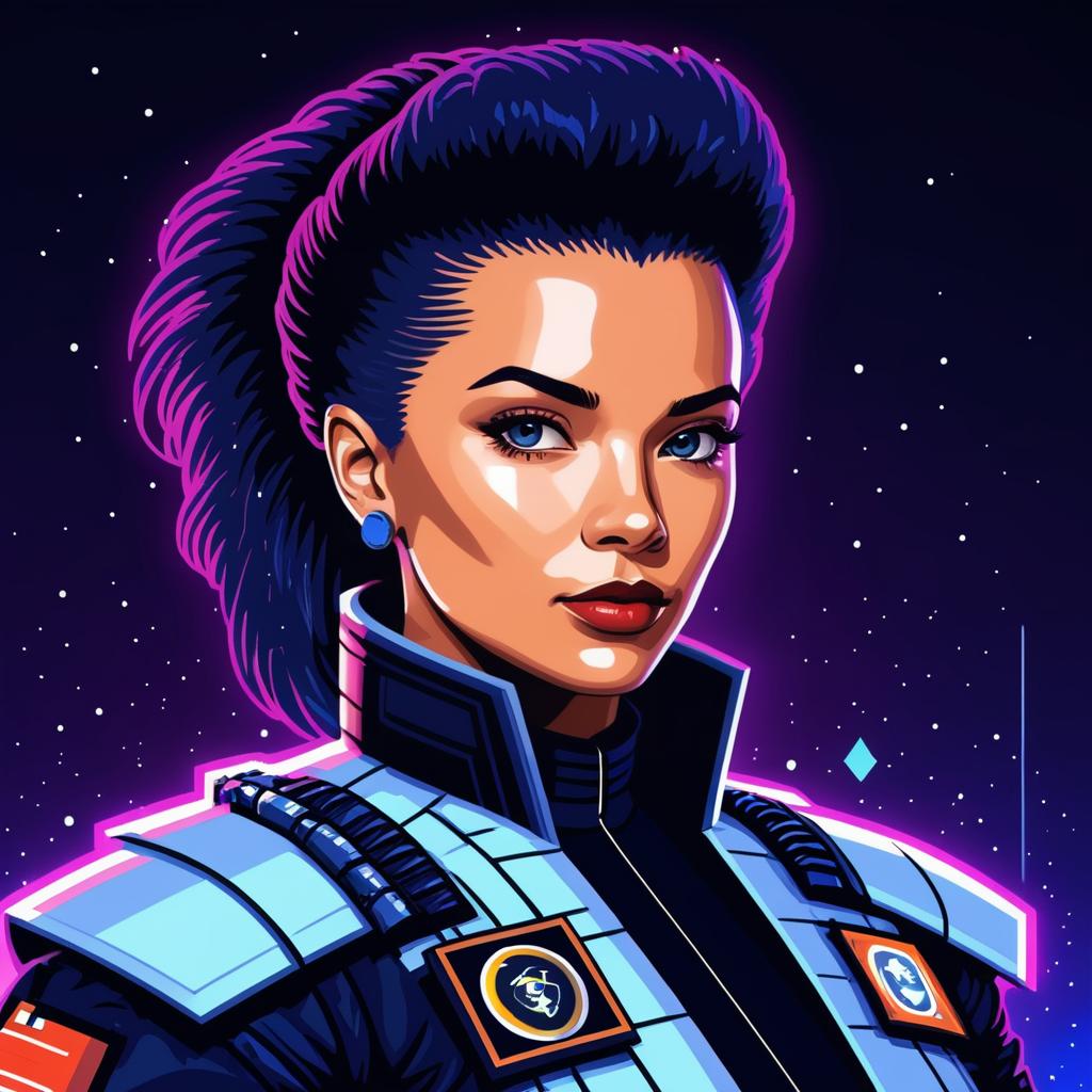 Pixel Art Series of Brave Space Captains