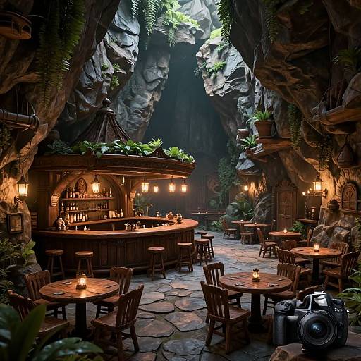Ultra-Realistic Dwarven Canyon Tavern