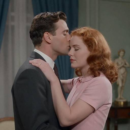 Romantic Mid-20th Century Film Embrace