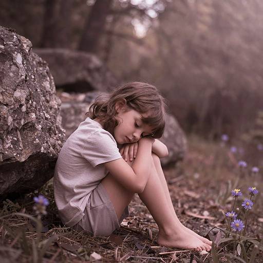 Dreamlike Child Portraits in Forest