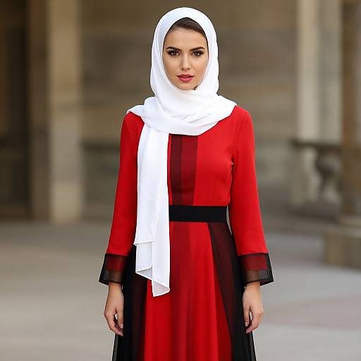 Adult Family Costume Red and Black