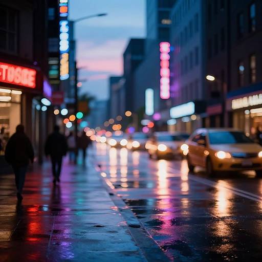 Cinematic Urban Neon Street Photography