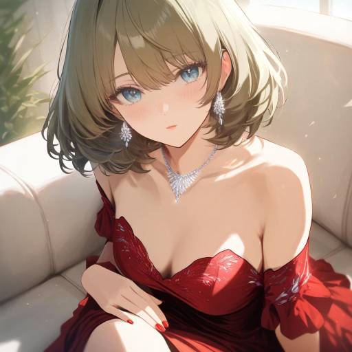 Elegant Solo Portrait of Takagaki Kaede
