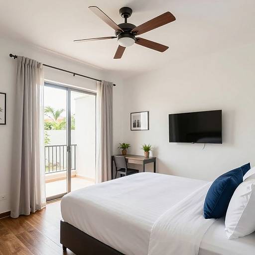 Bright Bedroom with Modern Amenities