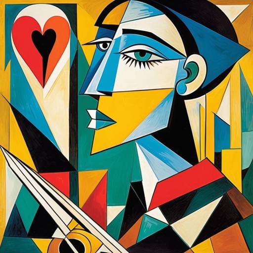 Cubist Illustrations Inspired by Picasso Cubist Illustrations Inspired by Picasso