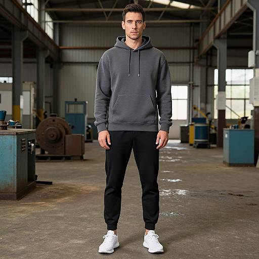 Confident Man in Stylish Casual Wear