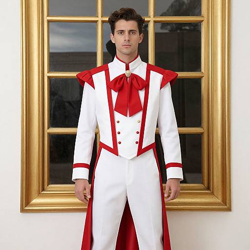 Man in Lust Costume by Window