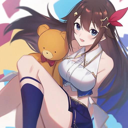 Illustration of Ankimo (tokino sora), hololive in the style of Aoki shizumi