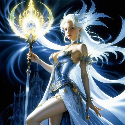 Cinematic Sorceress Character Illustration