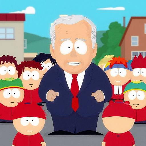 South Park Style Joe Biden Cartoon