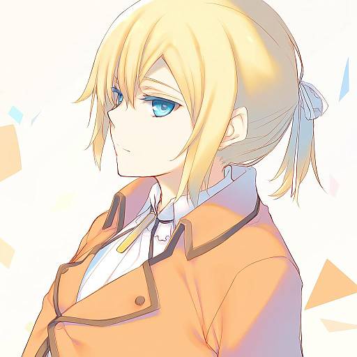 Illustration of Allen avadonia, vocaloid in the style of Tatami to hinoki