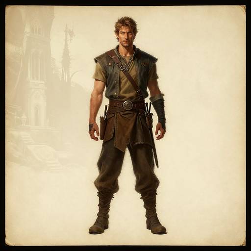 Fantasy Male Adventurer Concept Art