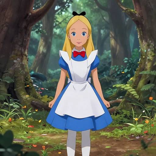 Digital art of Alice from 