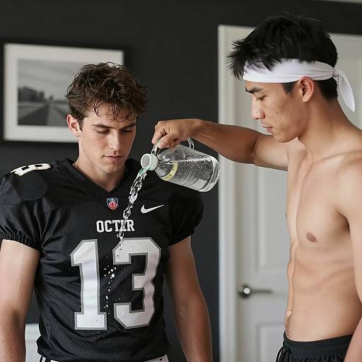 Dramatic Water Pouring Scene