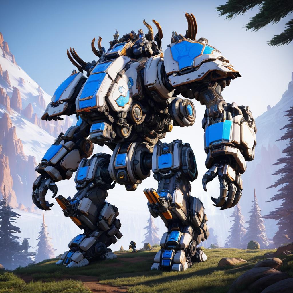 Mecha Mammoth Inspired by Horizon Zero Dawn