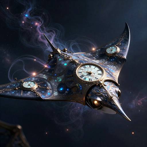 Phantasmal Clockwork Manta in Rococo Armor