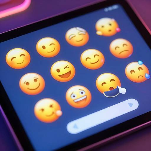 3D Expressive Emoji App Close-Up