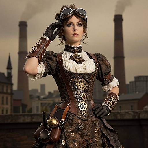 Steampunk Elmira Victorian Costume
