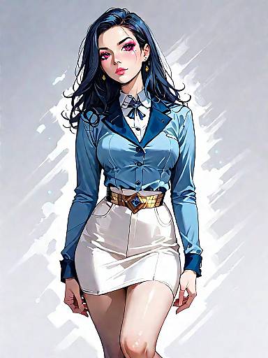 Stylish Woman in Business Casual Attire