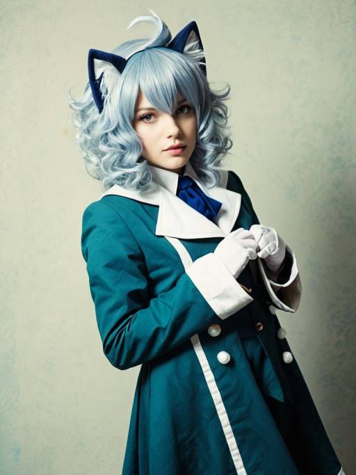 Realistic Man Cosplaying as Neferpitou