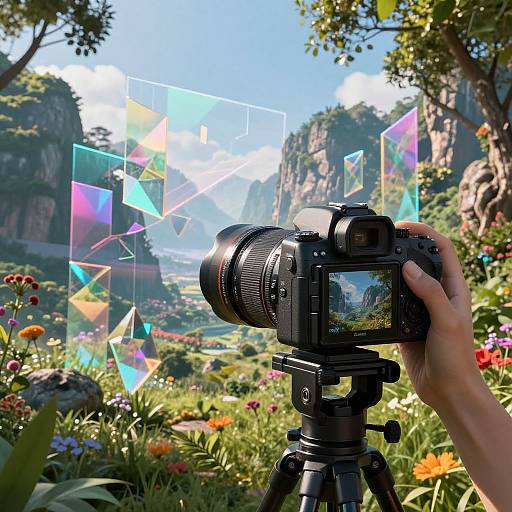 Futuristic AI-Powered Surreal Landscapes