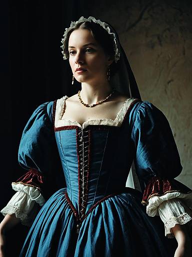 Woman in Renaissance Gown