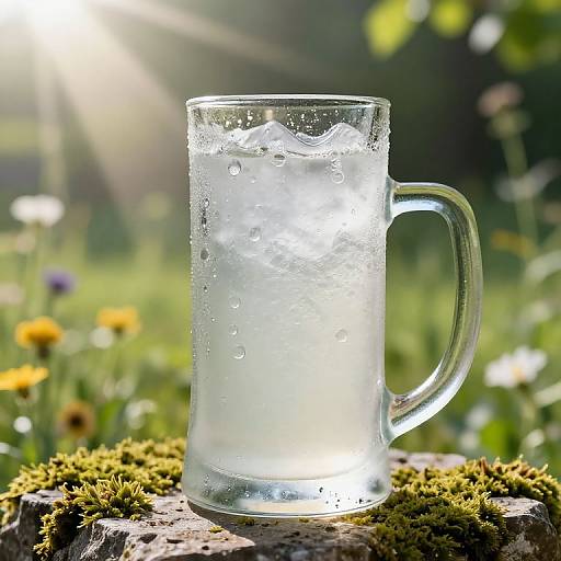 Chilled Kvass in Summer Garden