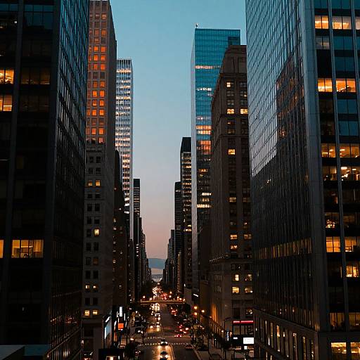 Twilight Cityscape of Solitude and Resilience