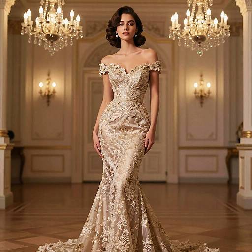 High Fashion Glamour in Crystal Hall