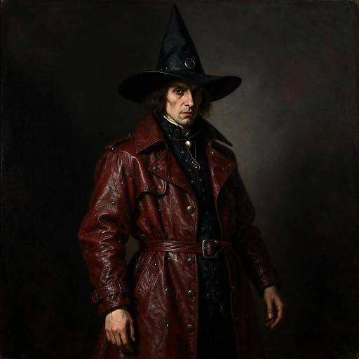 Renaissance Witch Hunter in Leather