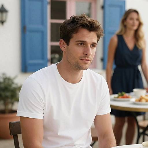 Casual Indoor Portrait with Blurred Background