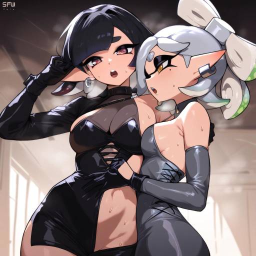 Cousins in Tentacle Hair Adventure