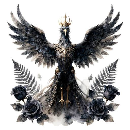 Mufasa Spectral Phoenix in Obsidian Armor