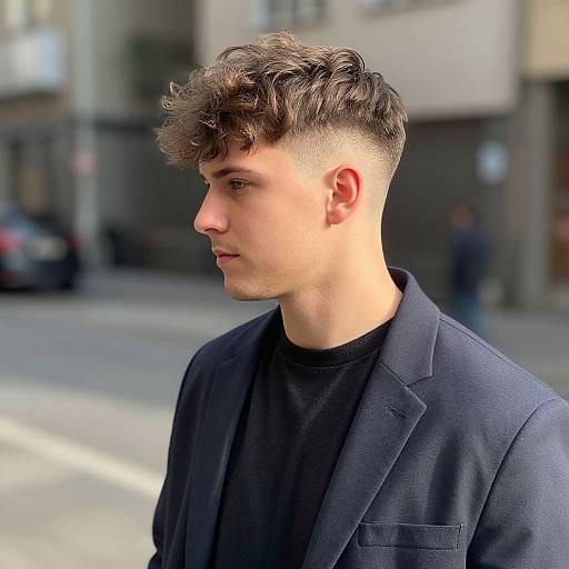 Urban Natural Hair Fade Style