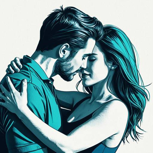 Tender Embrace Digital Illustration