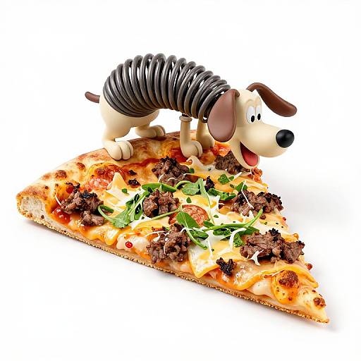 Sharp Studio Shot of Pizza