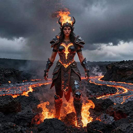 Pele - Volcanic Warrior Goddess