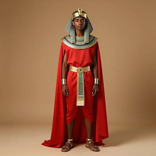Realistic Egyptian Costume with Cape