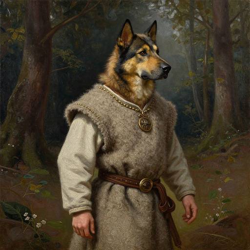 Slavic Dog-Headed Medieval Saint