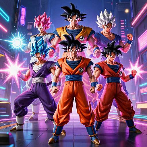 Cyberpunk Dragon Ball Cartel Clash