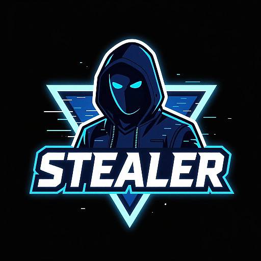 Cyber Stealth Stealer Logo Design