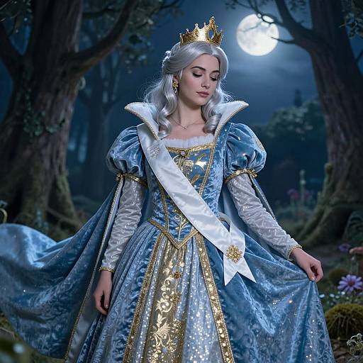 Enchanting Sleeping Beauty Portrait