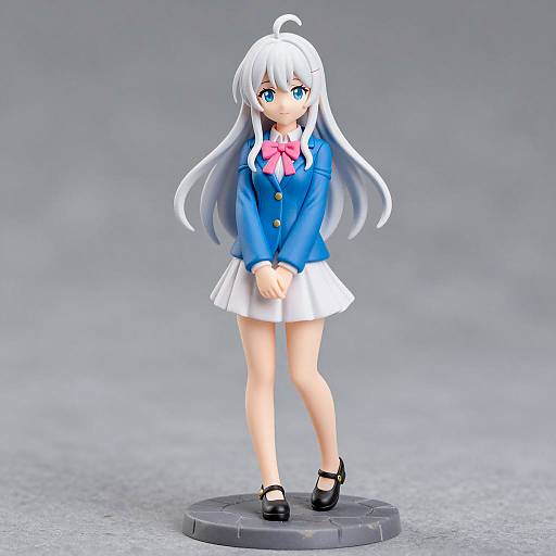 Anime Figurine of a Stylish Young Woman