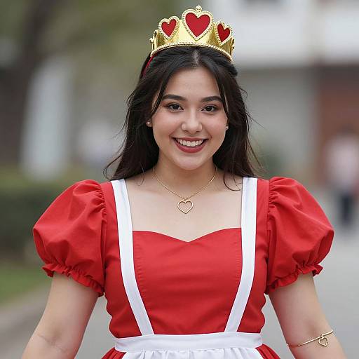 Flirty Queen of Hearts Solo Portrait
