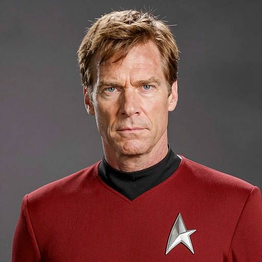 Photorealistic Riker Star Trek Portrait