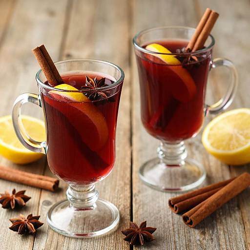 Cozy Mulled Wine Still Life