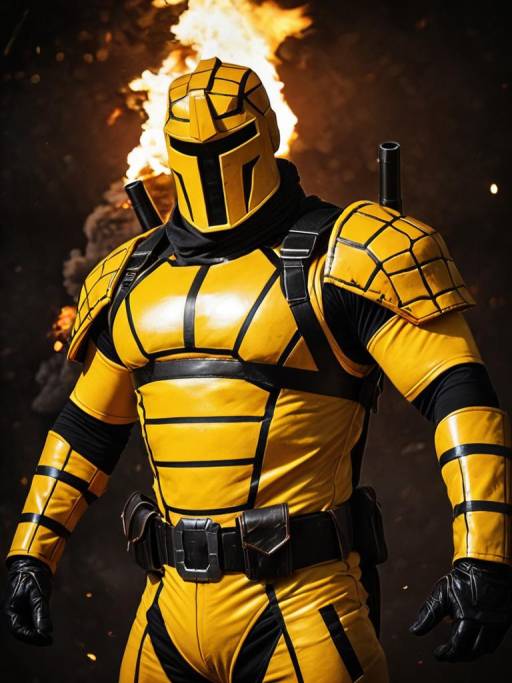 Epic Napalm Man Cosplay Photography