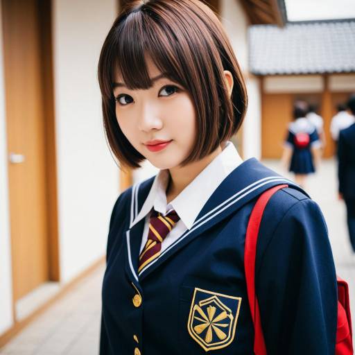 Lifestyle costume photo of Aioi yuuko. Cosplay clothes